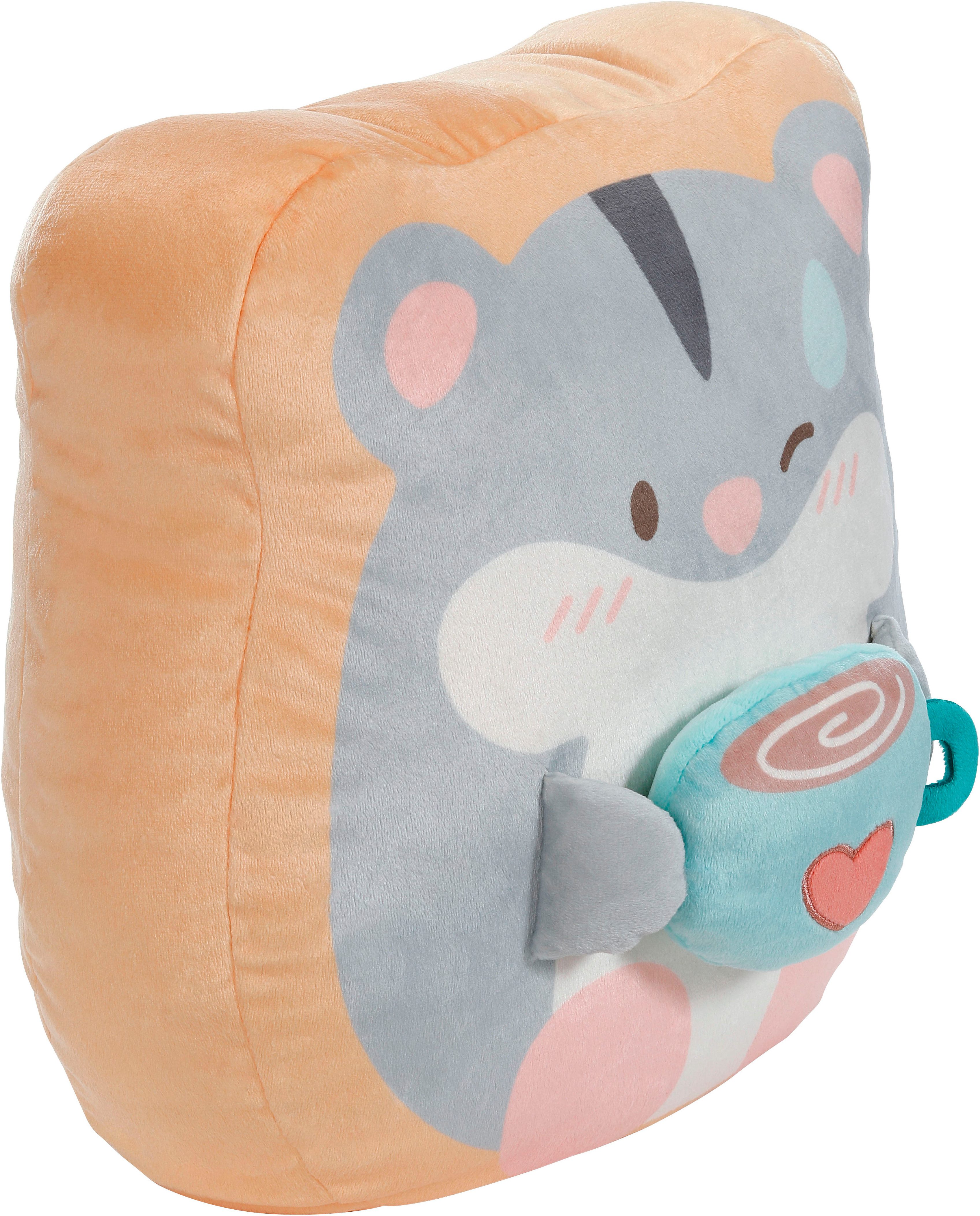 Nici Kuscheltier mymochi, Hamster Shai mit Tasse 35x33x12 cm