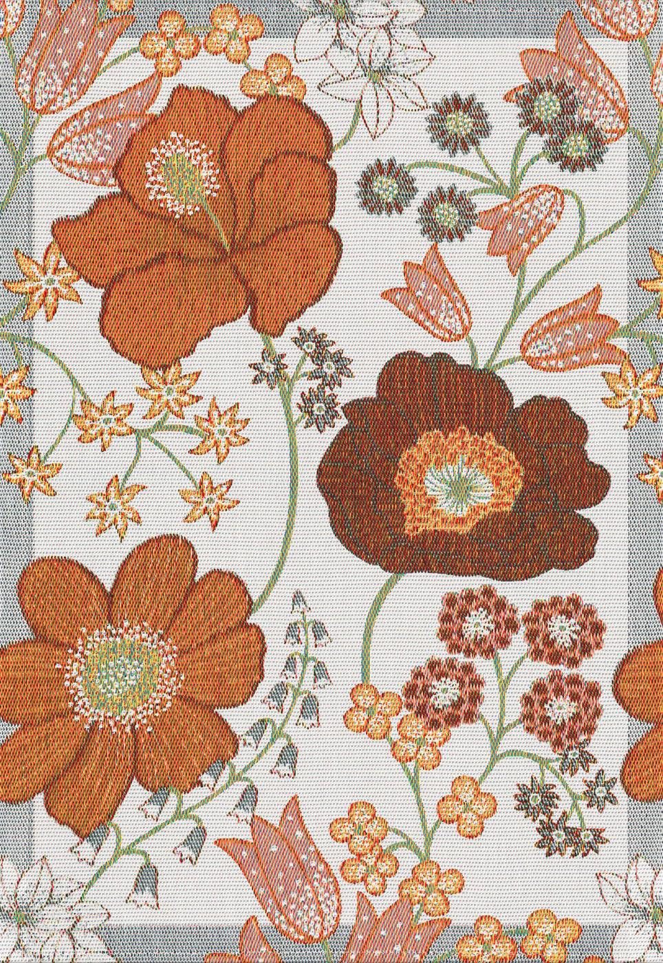 EKELUND MASTER WEAVERS 1692 Geschirrtuch Küchenhandtuch Kvällsblom 599 35x50 cm, (1-tlg., 1 x Geschirrtuch), Pixel gewebt (6-farbig)
