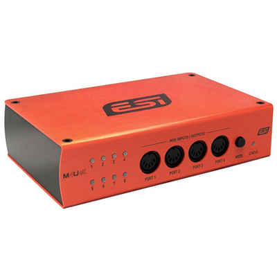 ESI -Audiotechnik ESI M4U eX USB 3.0 MIDI-Interface mit 8 Ports Digitales Aufnahmegerät