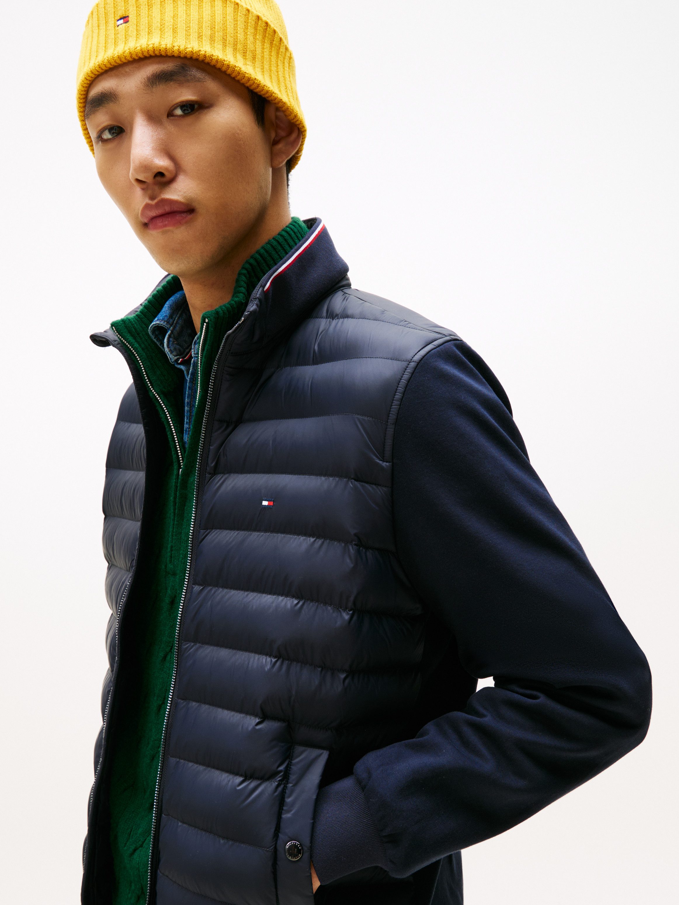 Tommy Hilfiger Steppjacke MIX MEDIA mit Stehkragen unifarben, casual, regul günstig online kaufen