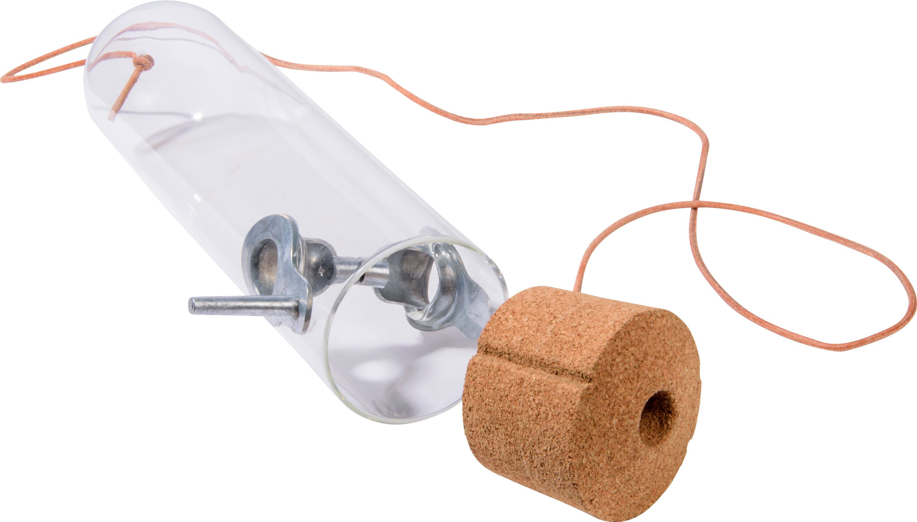 dobar Futterhaus Premium Futtersäule Glas-Pickbar