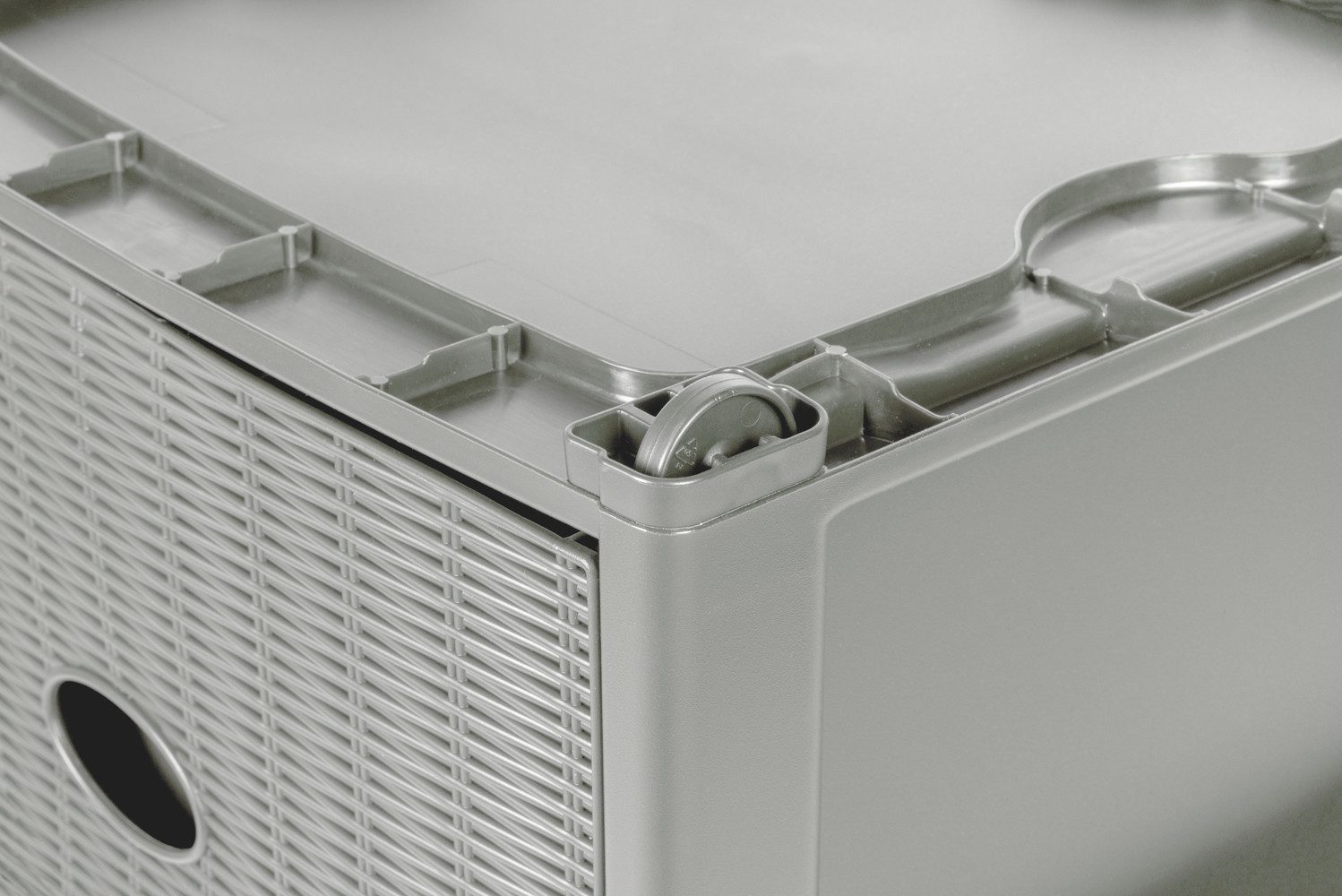 Kreher Rollcontainer mit 4 Schüben im Rattan Design (Schmale) (Farbe wählba günstig online kaufen