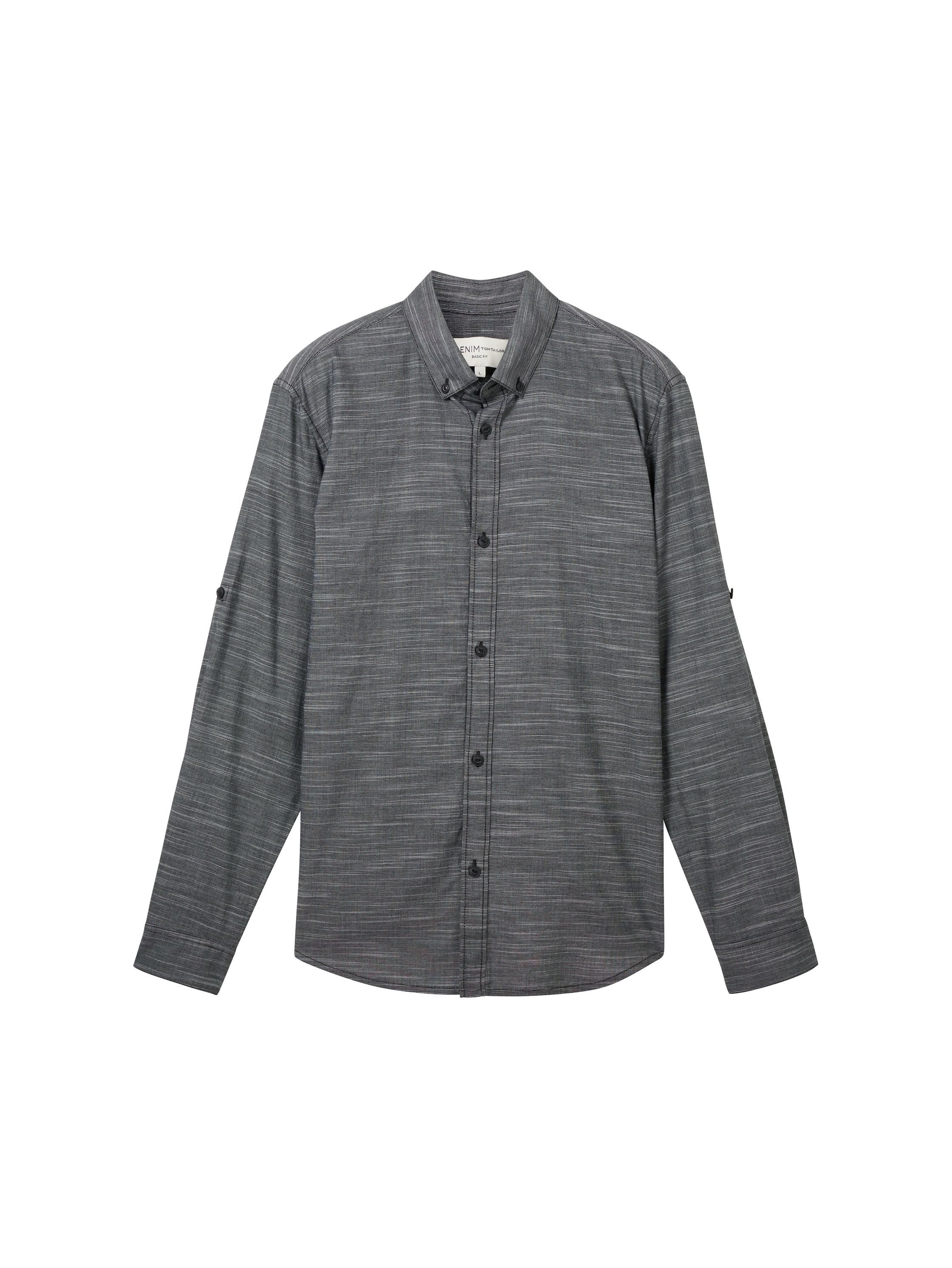 TOM TAILOR Denim Langarmhemd "POPLIN", mit Streifenmuster günstig online kaufen