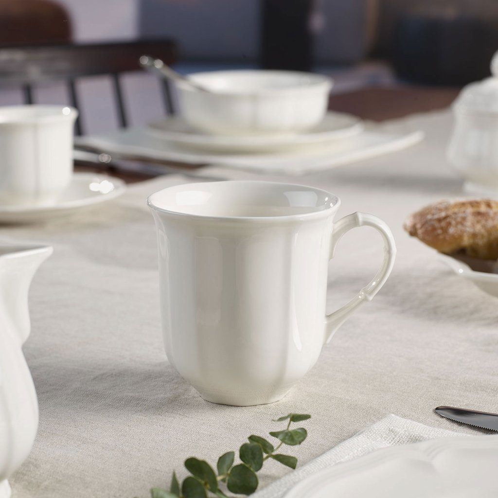 Villeroy & Boch Tasse Manoir Kaffeebecher, 1-tlg., Porzellan, Premium Porcelain, mikrow.- & spülm.sicher, Made in Germany