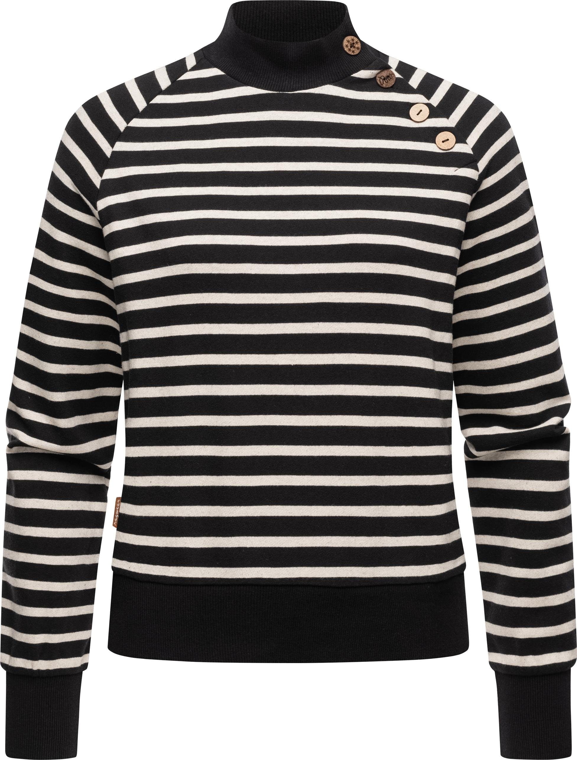Ragwear Sweatshirt Majjorka Stylisches Damen Langarmshirt mit Rippbündchen günstig online kaufen