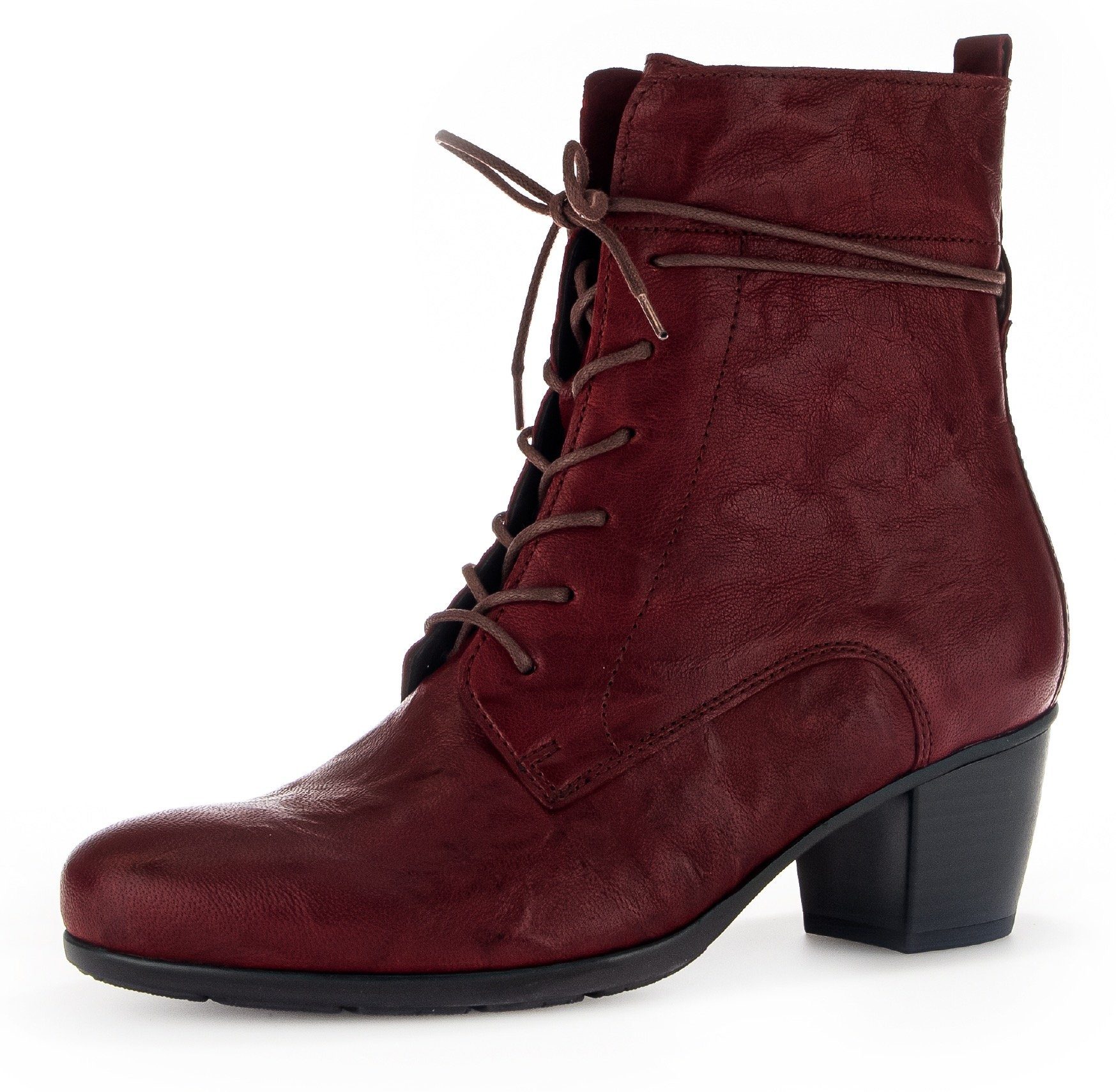 Gabor Schnürstiefelette mit Best Fitting-Ausstattung Rot (dark-red)