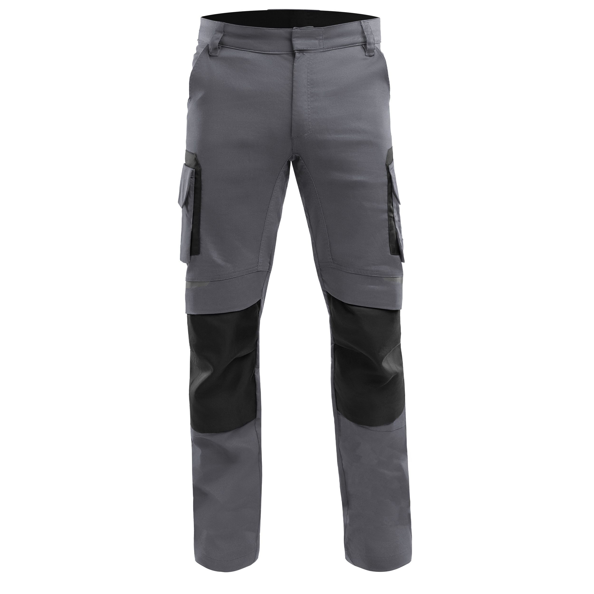 Qualitex Workwear Arbeitsbundhose Arbeitshose Herren Stretch – Slim Fit Cargo Hose mit Taschen (1-tlg) Bequeme Arbeitshose Herren Stretch für Job & Alltag mit Komfort