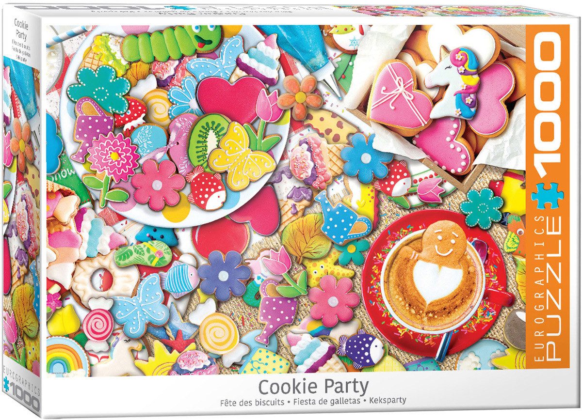 Puzzle 1000 Teile Пазлы - Пазлы - Leckere Kekse in bunten Farben, Пазлыteile
