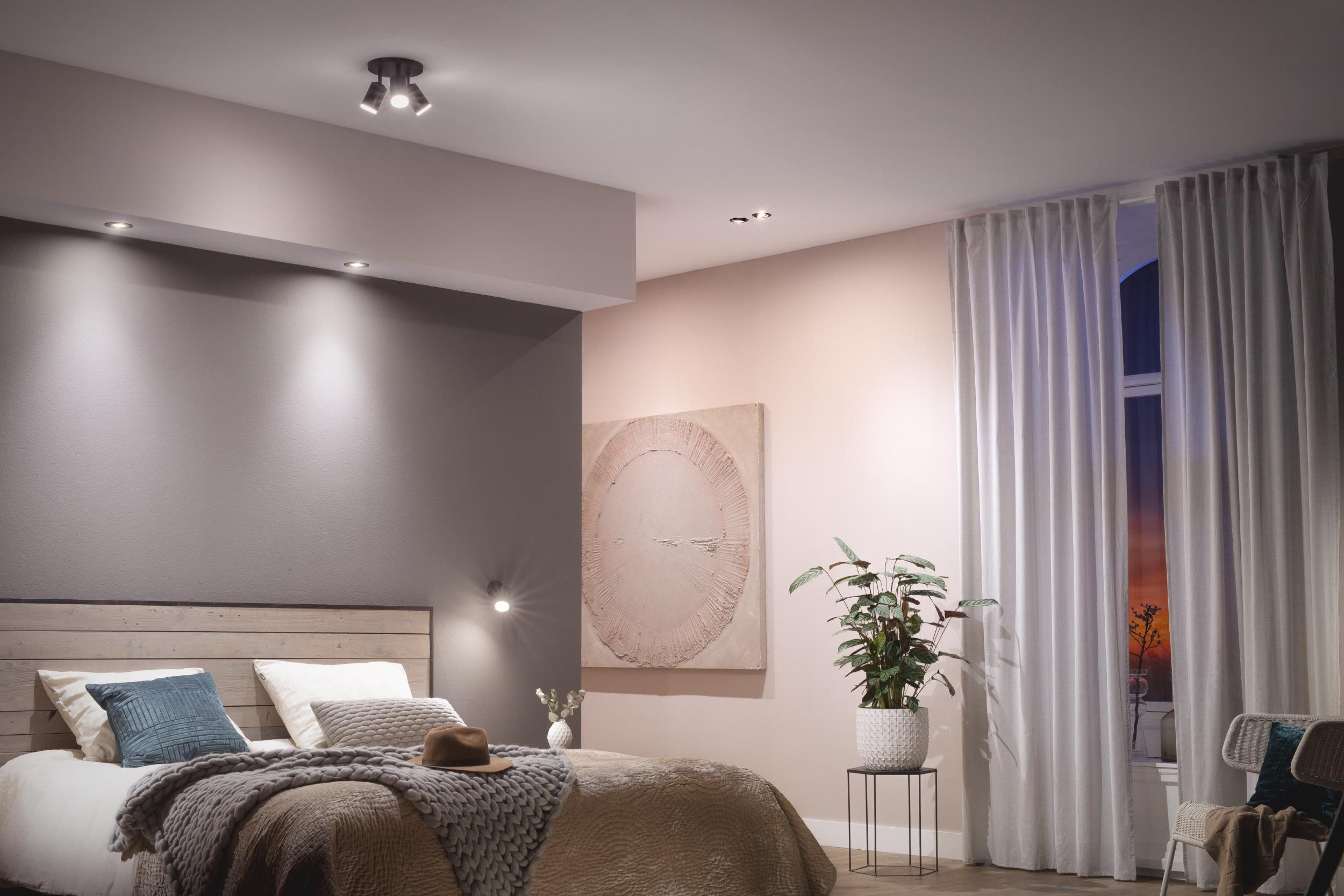 Philips Hue LED Einbauleuchte White & Color Ambiance Centura Einbauspot rund, Abschaltautomatik, Bluetooth, CCT - über Fernbedienung, Dimmfunktion, Farbsteuerung, Farbwechsel, Leuchtdauer einstellbar, Memoryfunktion, Nachtlichtfunktion, RGB, Smart Home, Timerfunktion, dimmbar über Fernbedienung, erweiterbar, mehrere Helligkeitsstufen, LED wechselbar, RGB