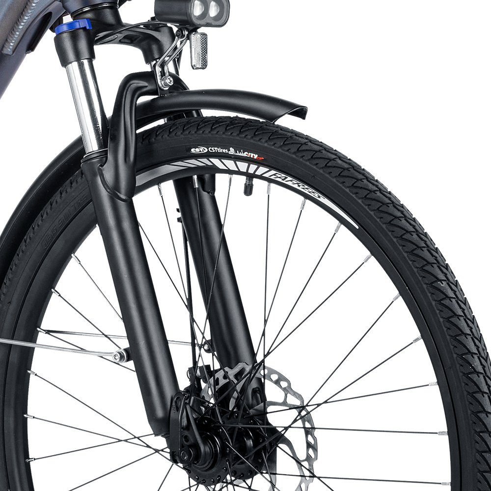 E-Bike Zoll E-Cityrad Lithium-Akku mit DOTMALL nakxus Trekkingrad 26 12,5Ah 36V