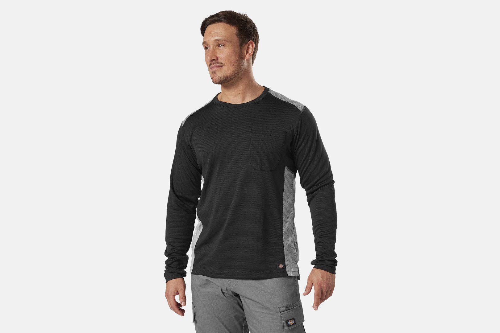 Dickies Kapuzensweatshirt Dickies Workwear T-Shirt L/S PERFORMANCE TEMP IQ365 TEE