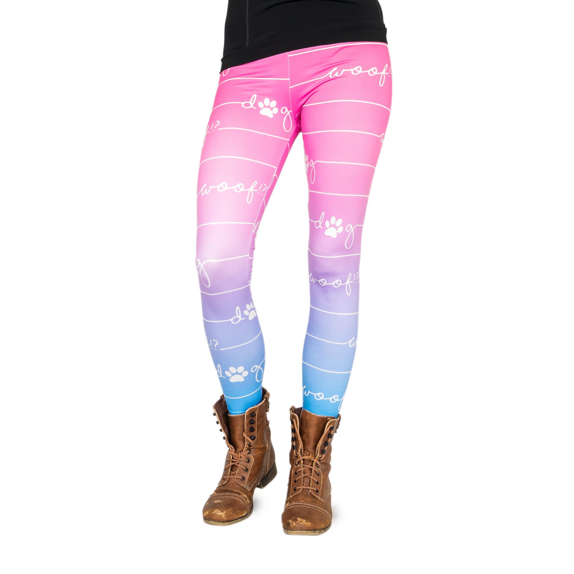 Leggings Motiv-Leggings (Einheitsgröße) - Design Woof Woof
