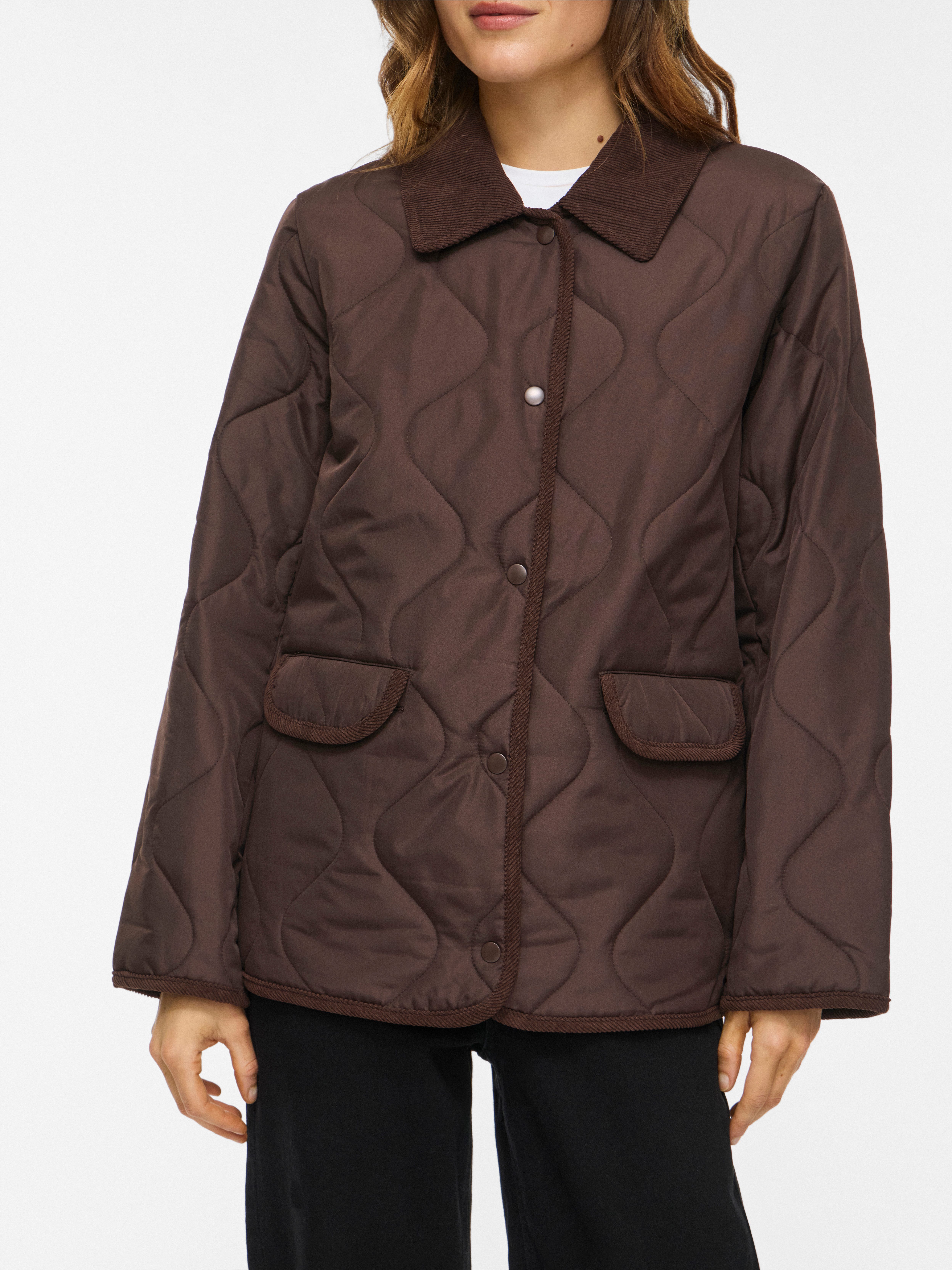 Vila Steppjacke VITATE L/S QUILT DETAIL JACKET - NOOS Kunstfaser