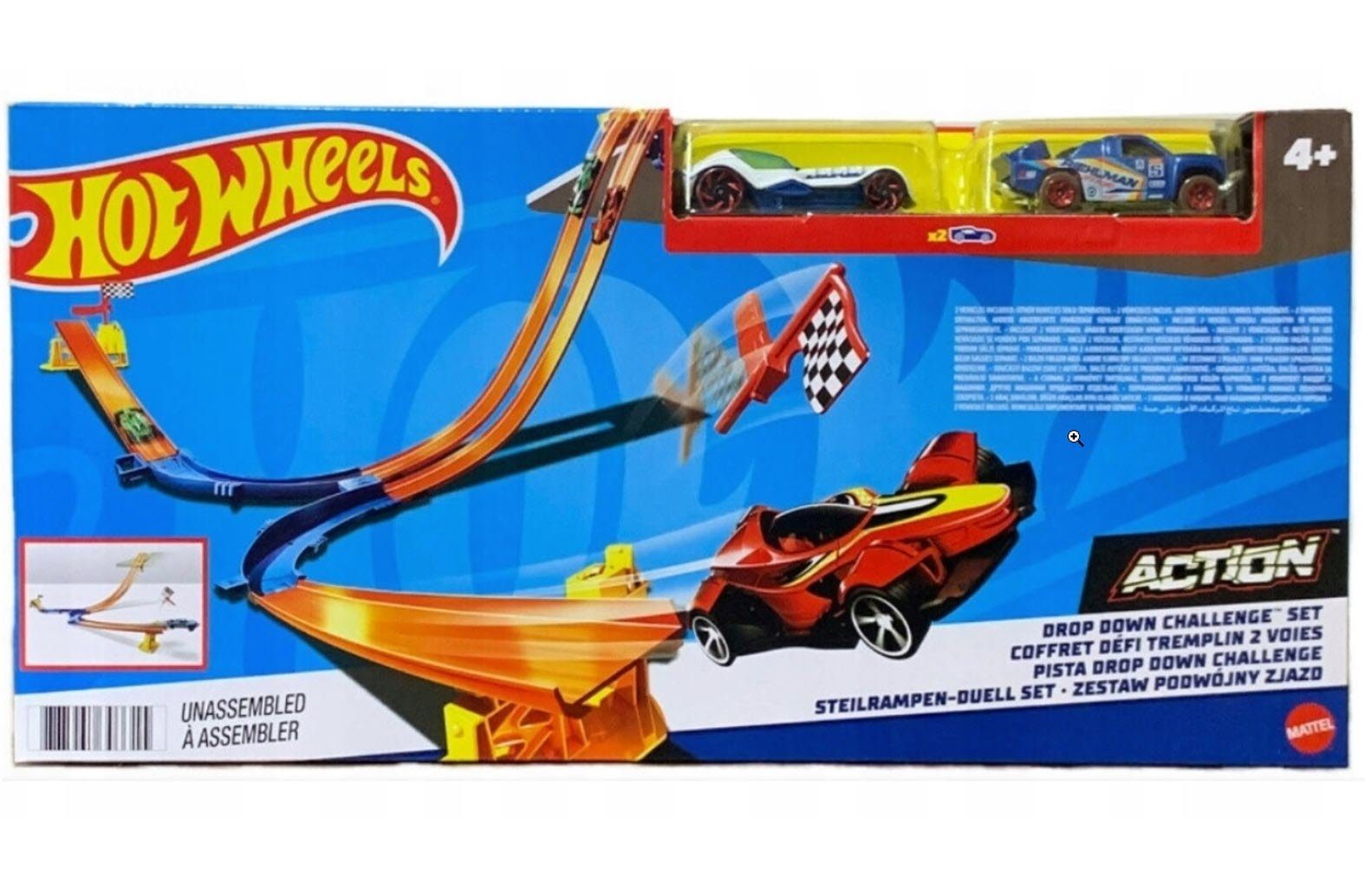 Hot Wheels Spielzeug-Auto Hot Wheels Bahnen Set, (Set)