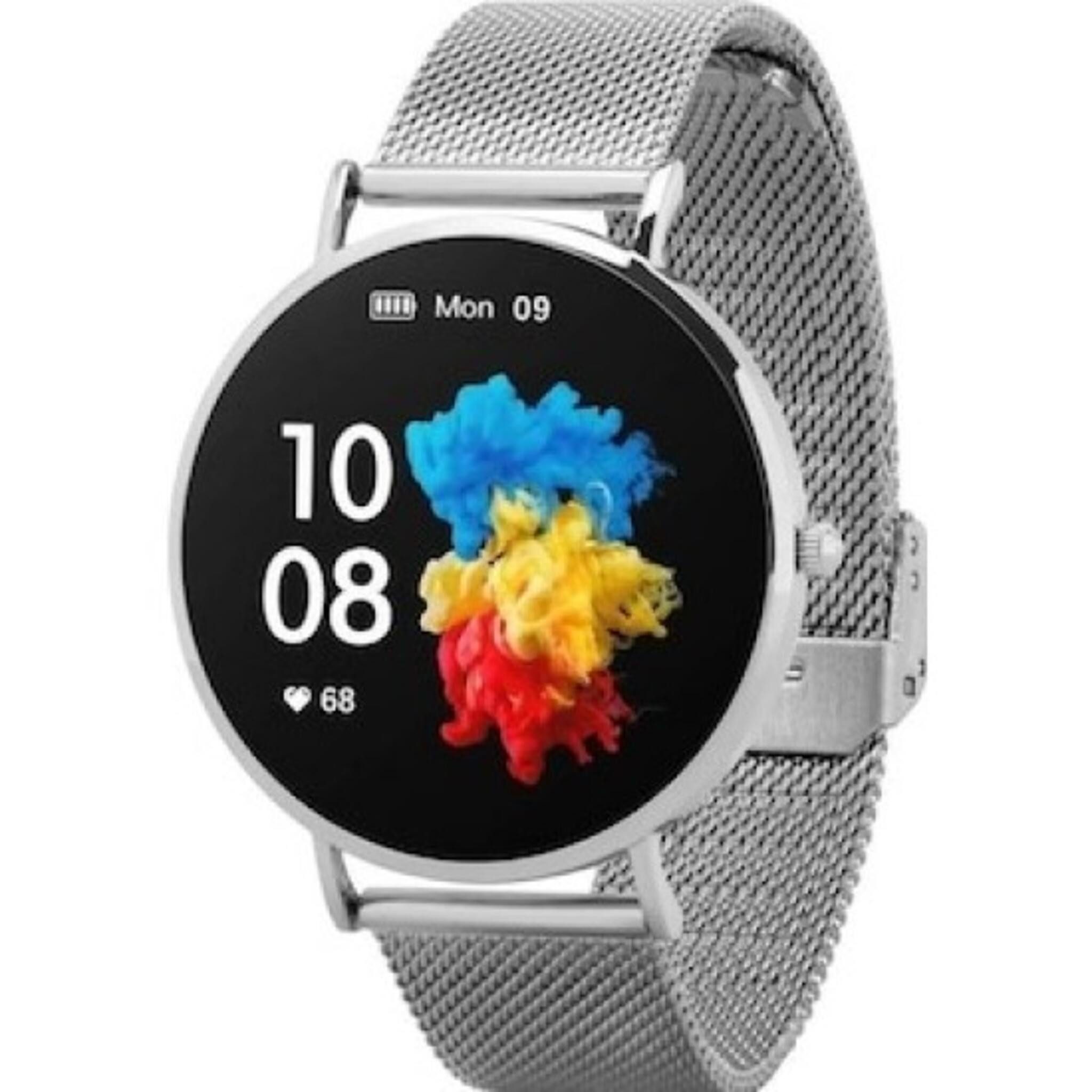 GARETT Garett Verona Smartwatch (Silber/Stahl) Smartwatch