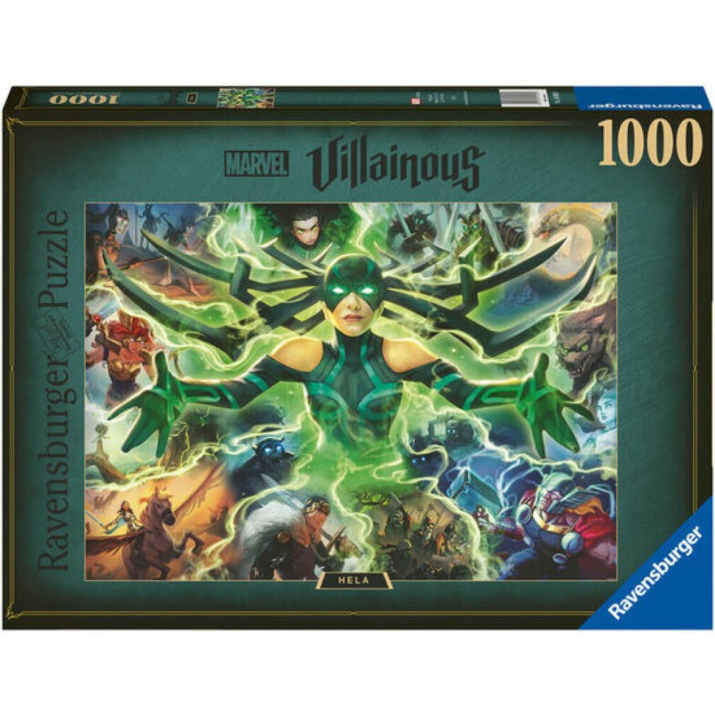 Ravensburger Пазлы Marvel Villains Hela Пазлы 1000Stück, Пазлыteile