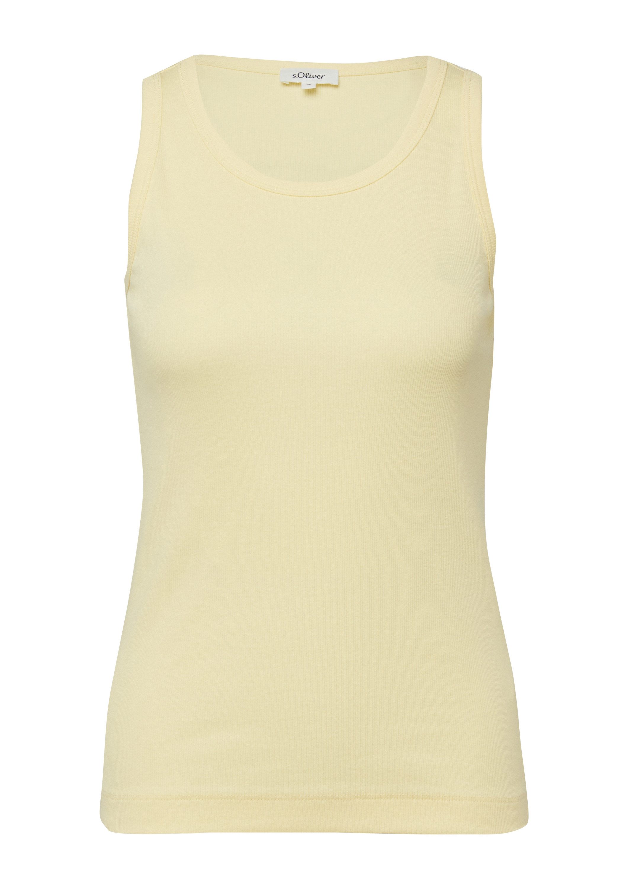 s.Oliver Muscleshirt T-Shirt Geripptes Tanktop