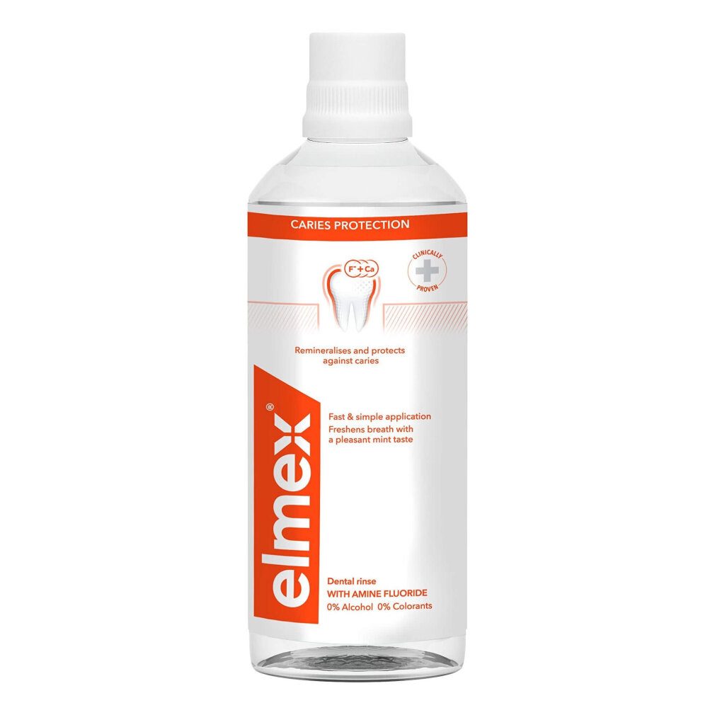 elmex Mundspülung Mundwasser Carriers Protection 400 ml, (Packung)