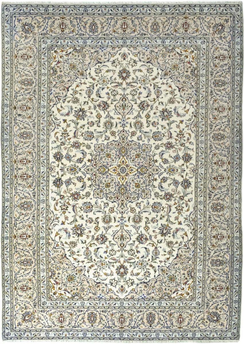 Orientteppich Keshan 249x355 Handgeknüpfter Orientteppich / Perserteppich, Nain Trading, rechteckig, Höhe: 12 mm