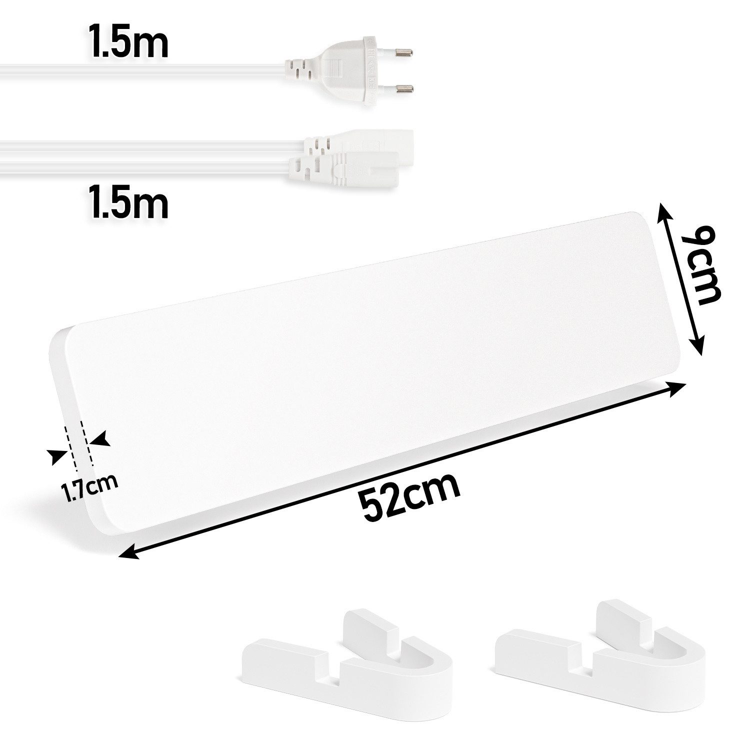 Clanmacy Infrarotheizung 3X Anti-Schimmel Schimmel Wandentfeuchter Infrarot günstig online kaufen