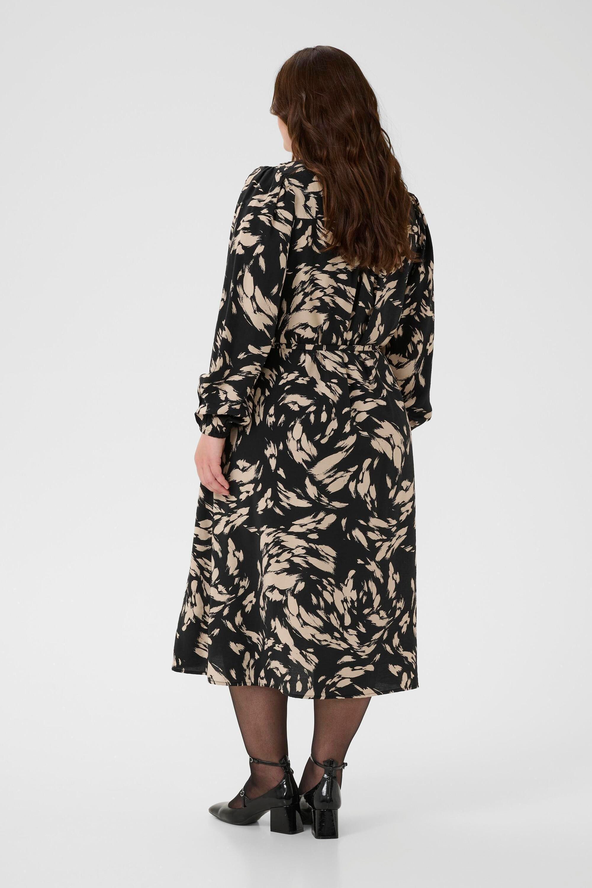 KAFFE Curve Blusenkleid Kleid KColla Große Größen