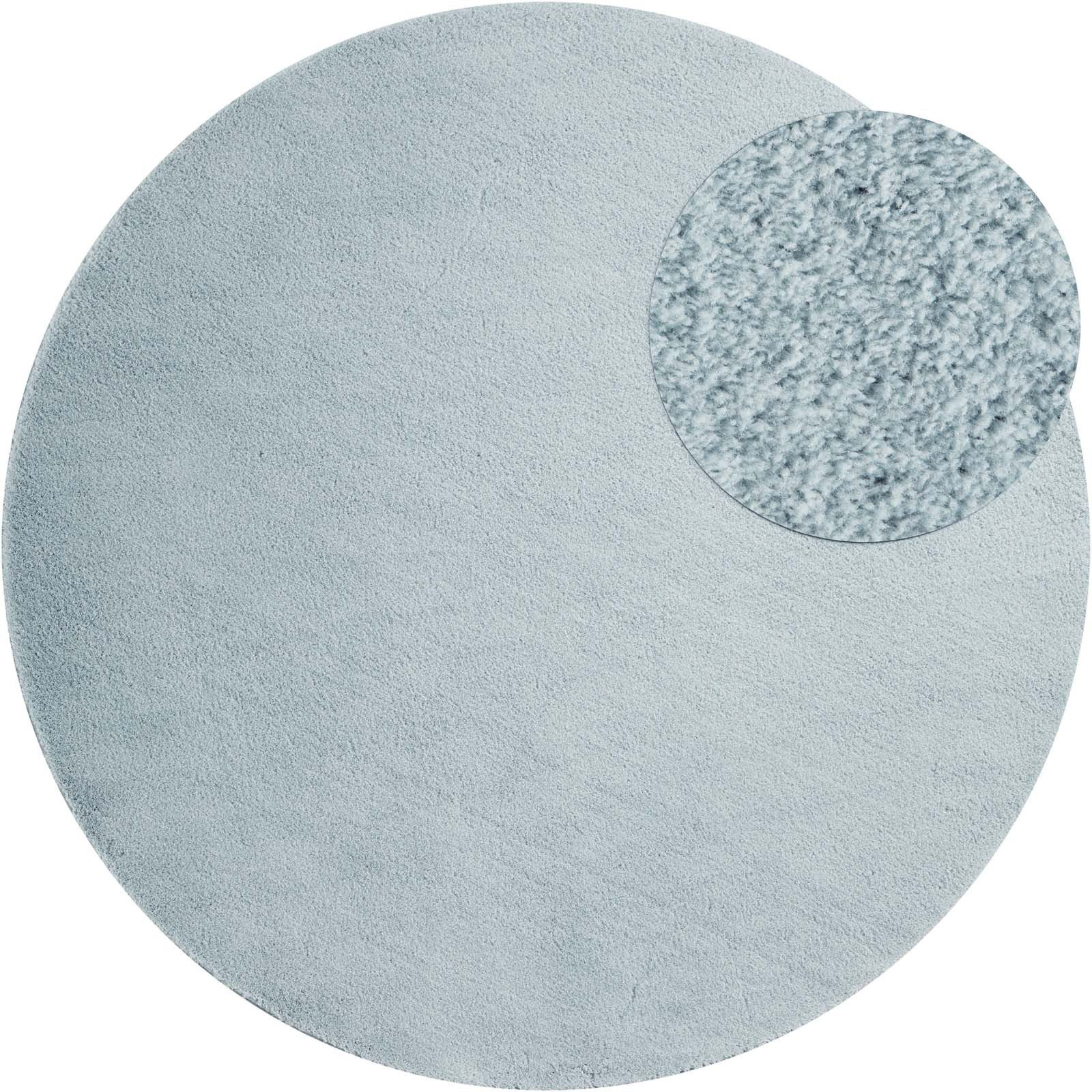 TaraCarpet Teppich Supersoft Kurzflorteppich Fiona Uni, rund, Höhe: 19 mm, günstig online kaufen