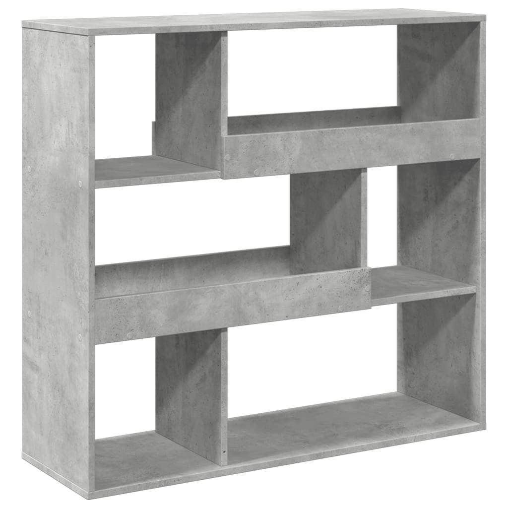 vidaXL Bücherregal Raumteiler Betongrau 100x33x94,5 cm günstig online kaufen