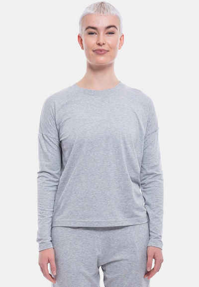 Mey Pyjamaoberteil Yona (1-tlg) Schlafanzug Oberteil - Langarm-Shirt mit Rundhals-Ausschnitt