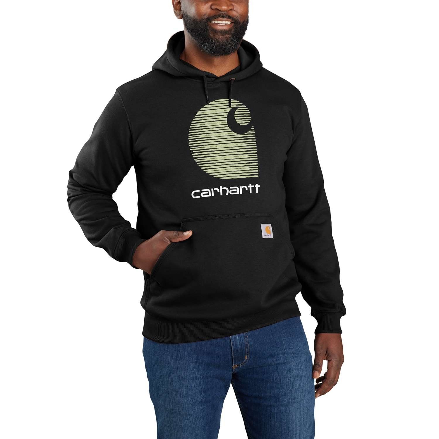 Carhartt Kapuzensweatshirt Rain Defender mit wasserabweisendem Finish