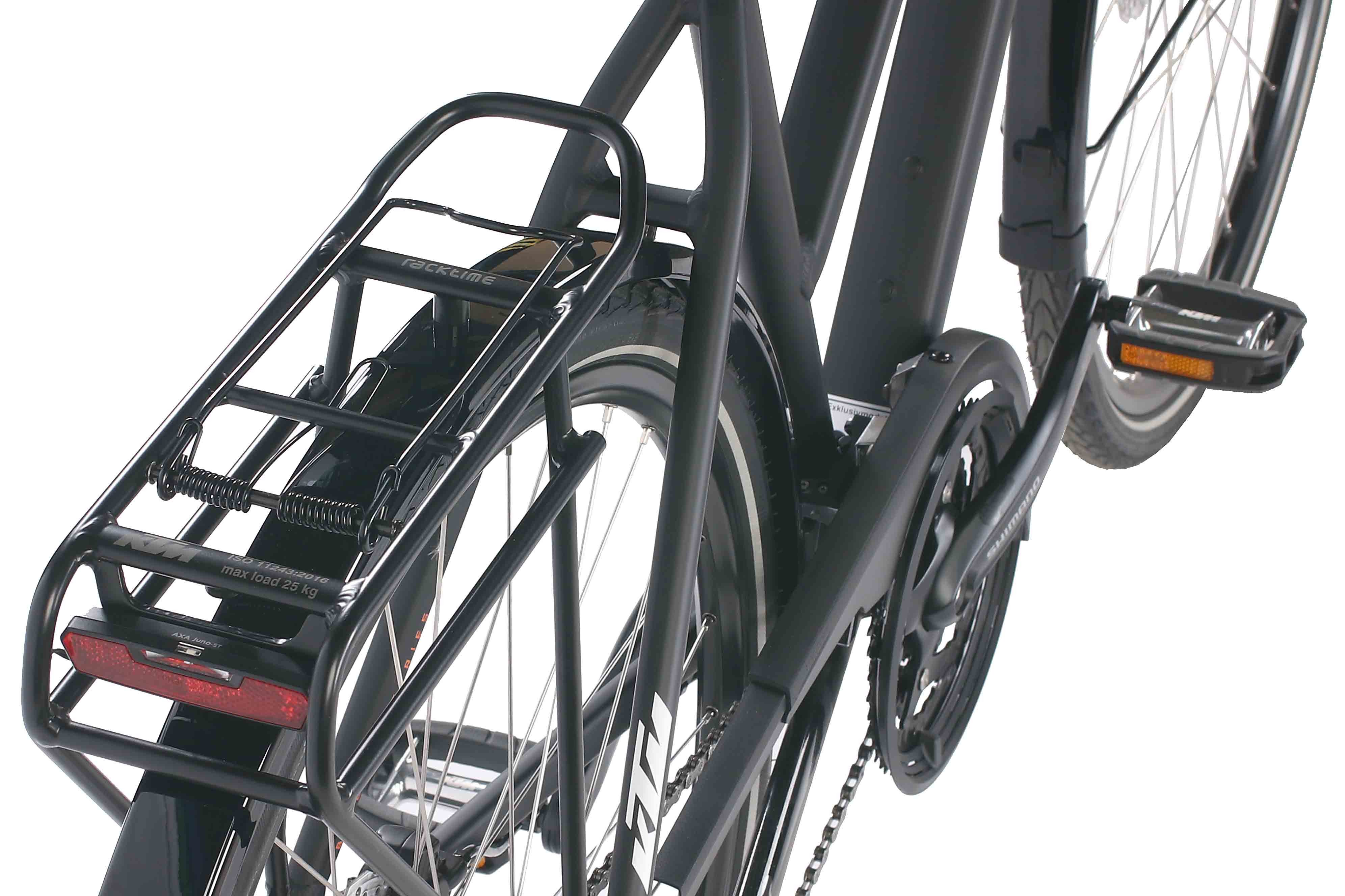 KTM Trekkingrad KTM Veneto Disc 30 Damen Trapez schwarz 2024, 30 Gang Shimano Deore T6000-10 SGS shadow, Kettenschaltung