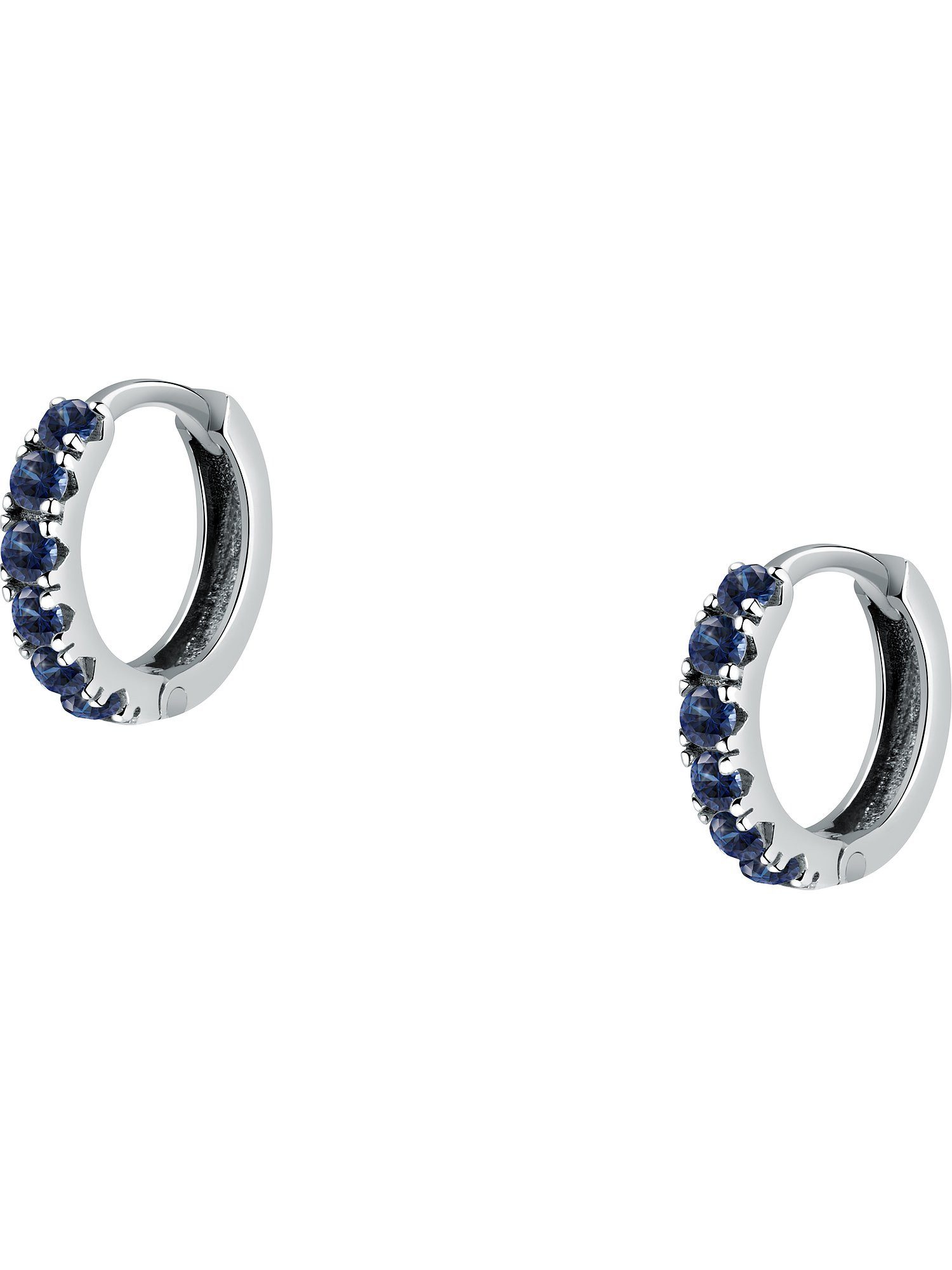 FAVS Paar Creolen FAVS Damen-Creolen 375er Weißgold Zirkonia (Paar)