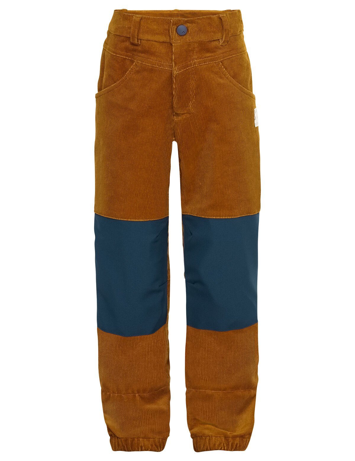 VAUDE Funktionshose Kids Caprea Cord Pants (1-tlg) Grüner Knopf,  Klimaneutral kompensiert, umweltfreundlich hergestellt