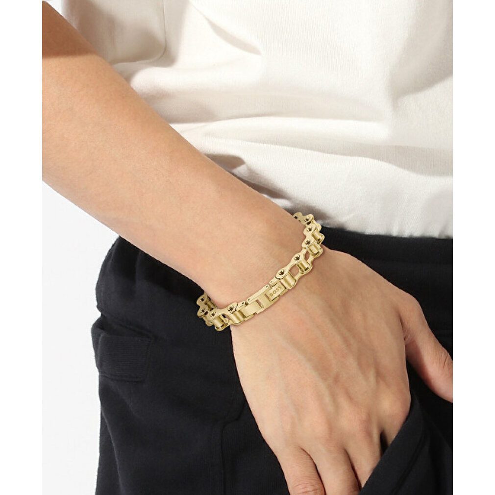 BOSS Armband Original vergoldetes Herrenarmband 1580532