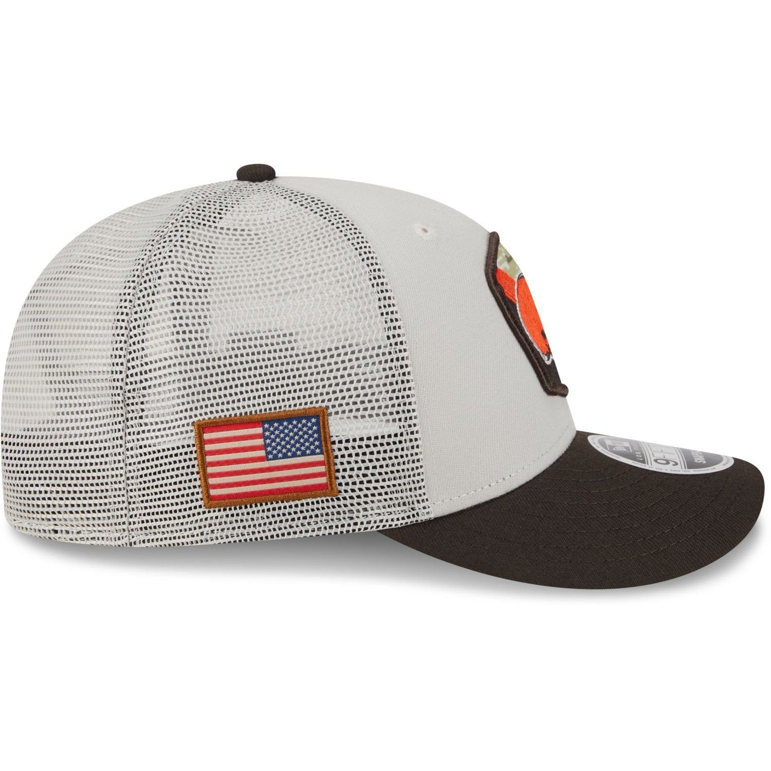 Salute New to Service Snapback Profile Era Low Snap Cleveland Cap 9Fifty Browns NFL