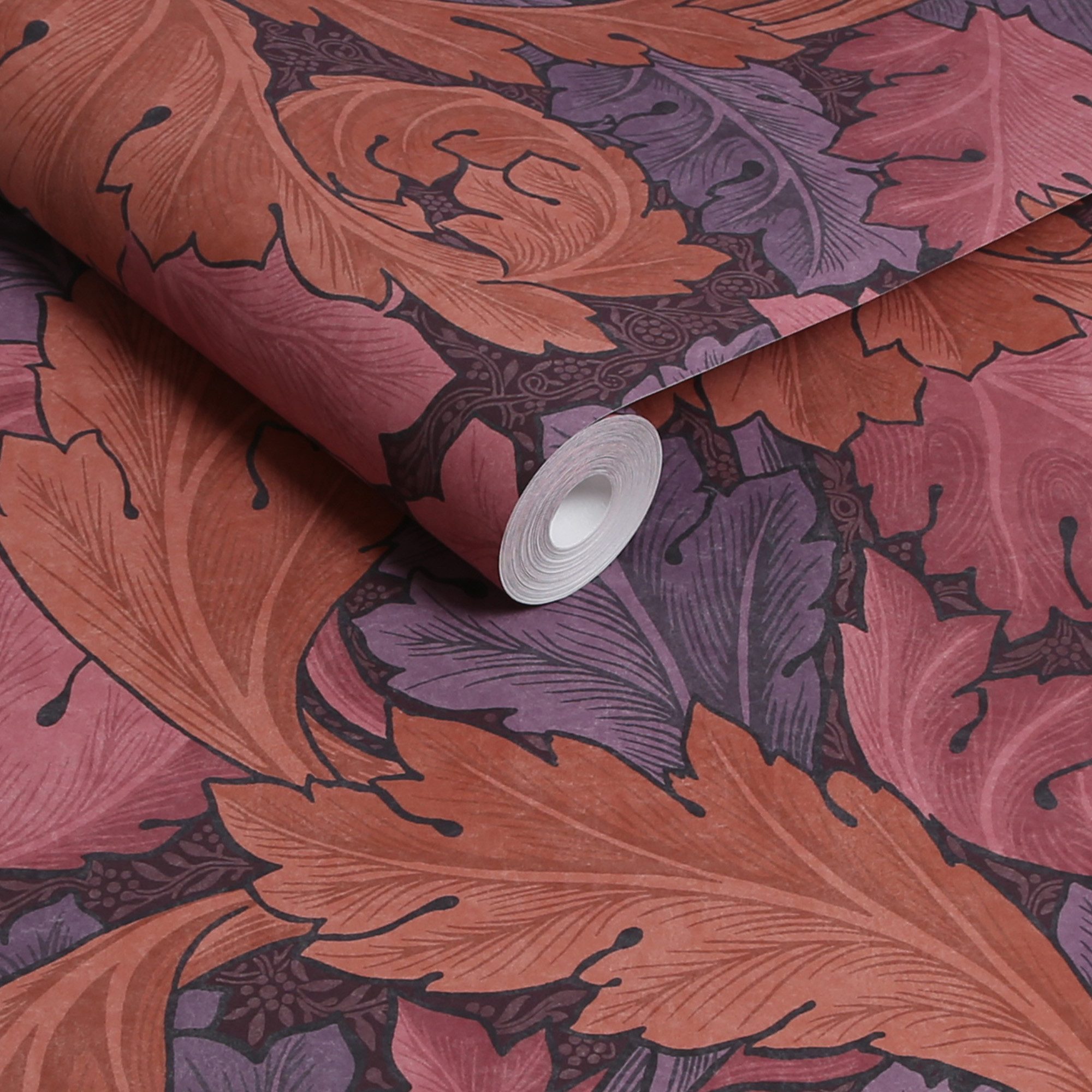 WILLIAM MORRIS AT HOME Vliestapete Acanthus, texturiert, Retro, (1 St), Design Tapeten