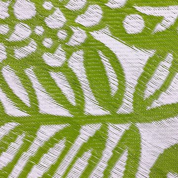 Teppich Pflegeleichter Outdoor-Teppich mit tropischem Design in grün, Teppich-Traum, rechteckig