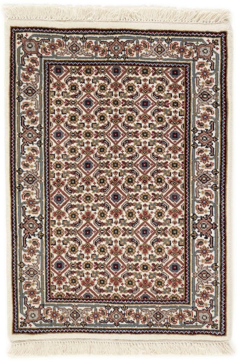 Orientteppich Indo Täbriz 63x92 Handgeknüpfter Orientteppich, Nain Trading, rechteckig, Höhe: 12 mm