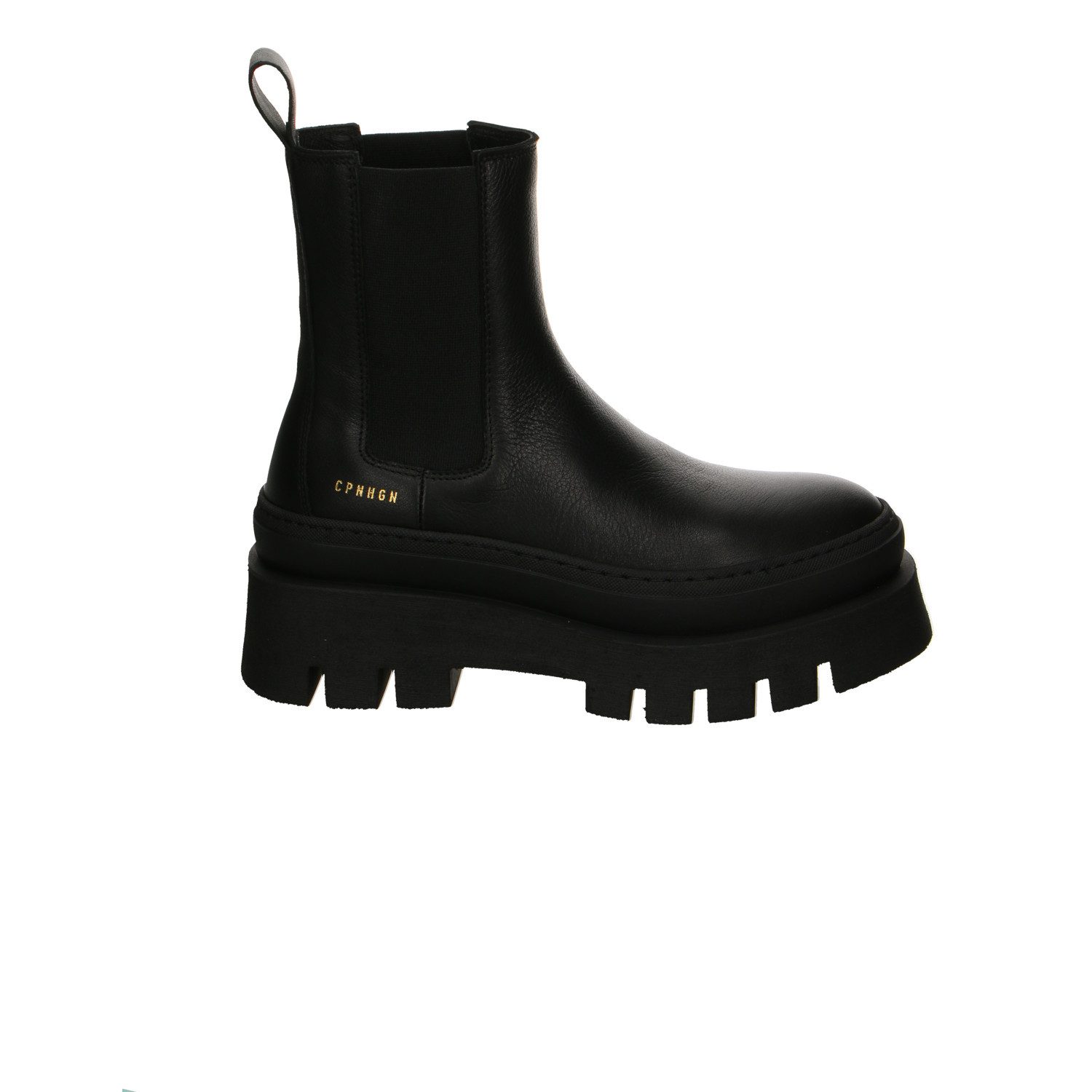 Copenhagen Vitello Black Stone Leder Stiefeletten schwarz Stiefelette