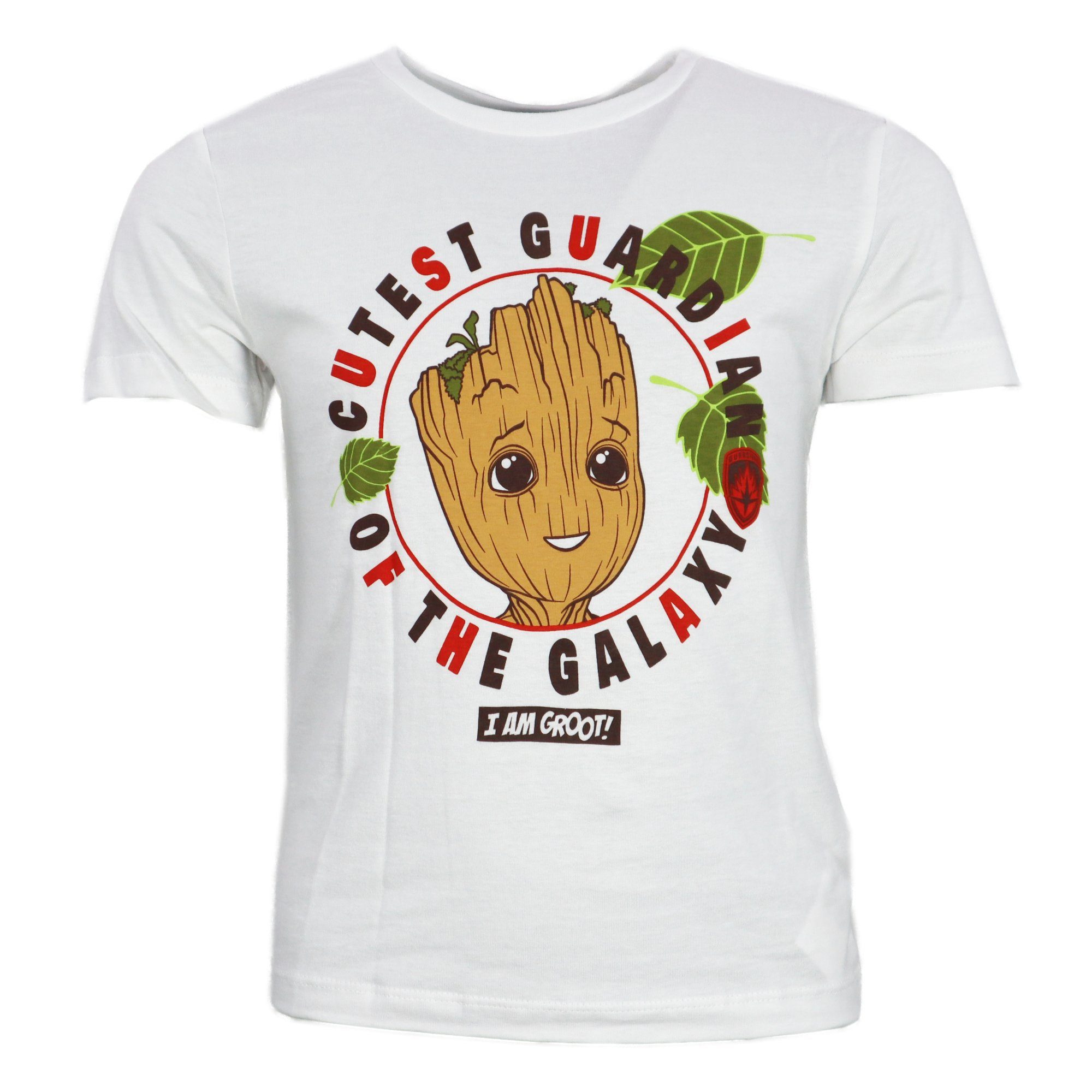 MARVEL Print-Shirt Guardians of the Galaxy Baby Groot Kinder T-Shirt Shirt Baumwolle, Gr. 98 bis 116