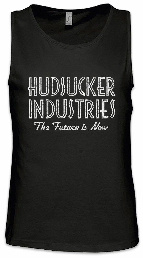 Tanktop Hudsucker Industries Ärmelloses T-Shirt The Future Is Now Sign Symbol
