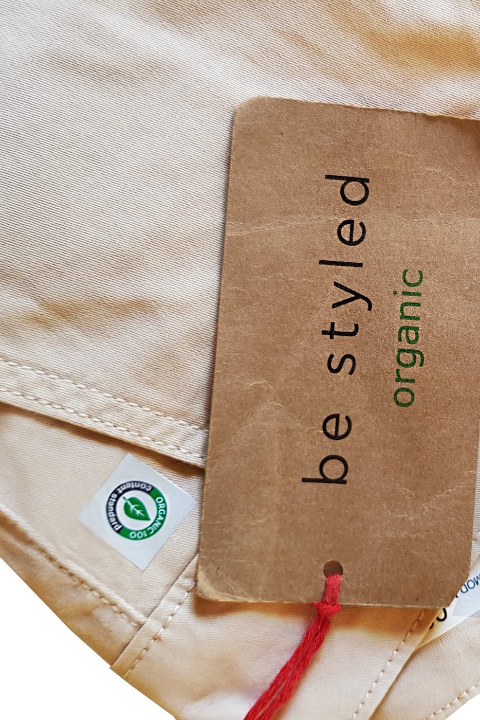 be styled Stoffhose Hüfthosen Damen Bootcut Bio Fair Chinohosen - BIO-7 Bio-Baumwolle