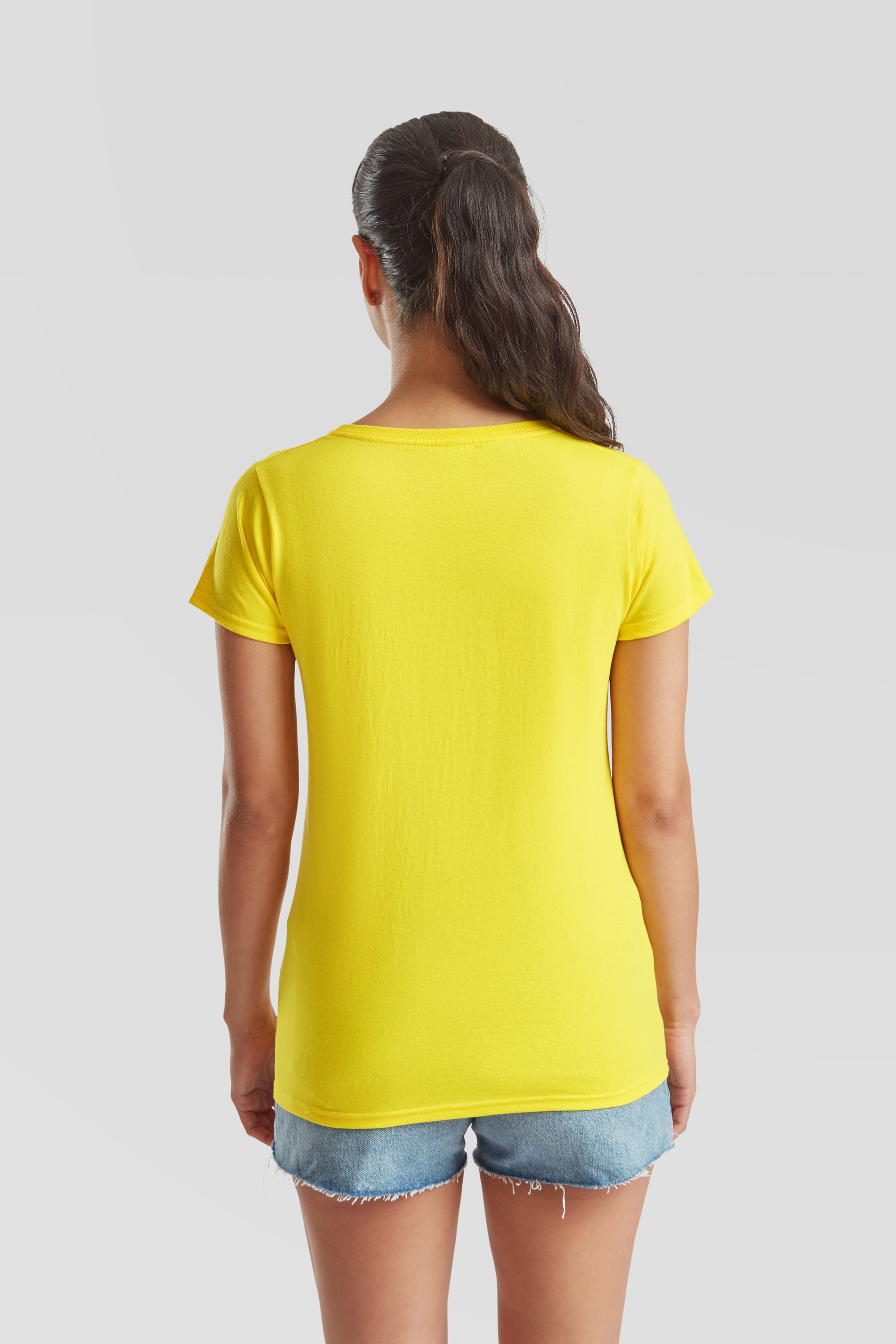 Fruit of the Loom Rundhalsshirt Fruit of the Loom Valueweight T Lady-Fit – Bild 5 von 5