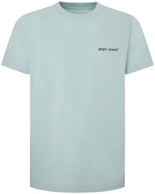 Pepe Jeans Kurzarmshirt mit Logo-Schriftzug auf der Vorder- und Rückseite