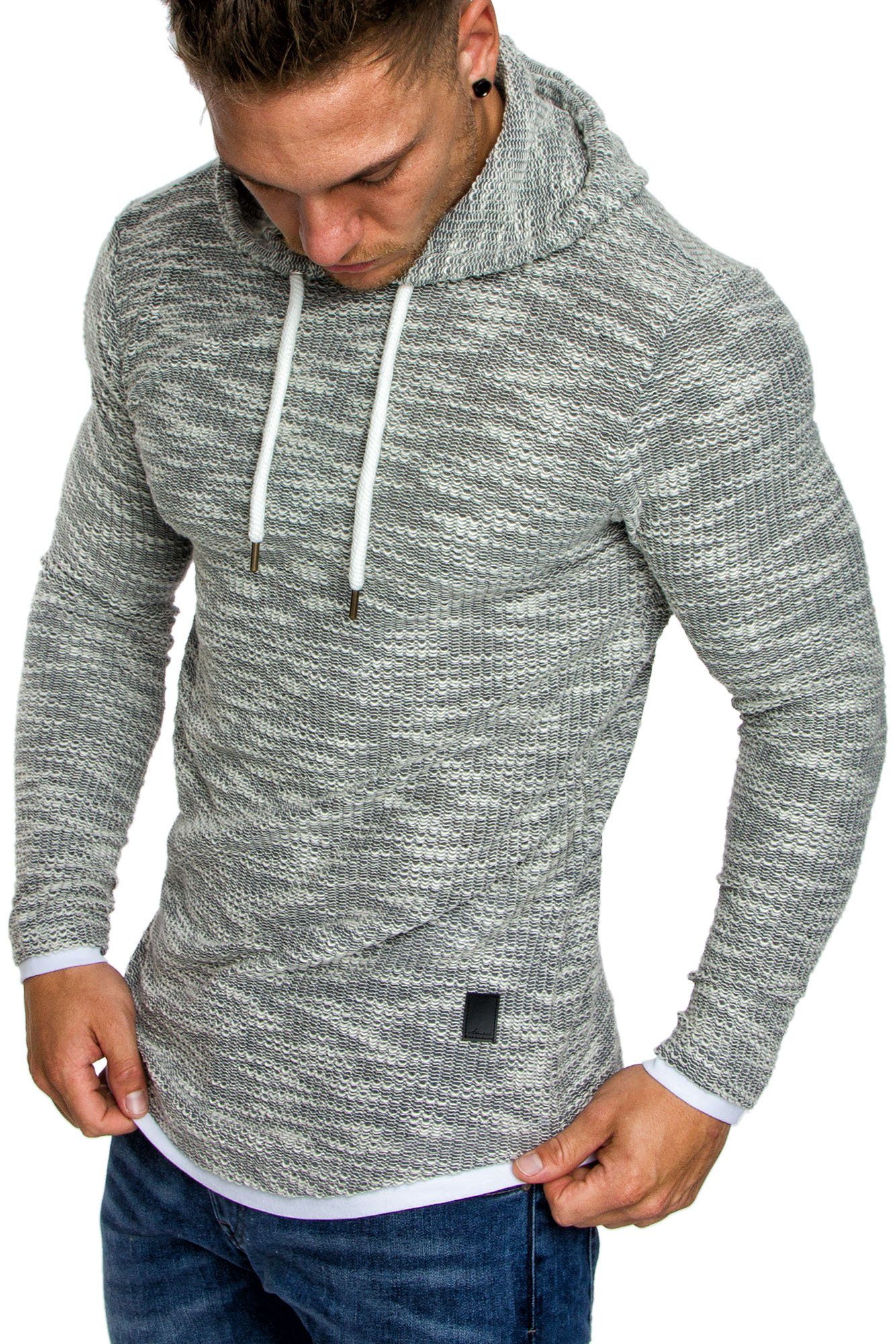 Amaci&Sons Kapuzenpullover LEXINGTON Kapuzenpullover Herren 2in1 günstig online kaufen