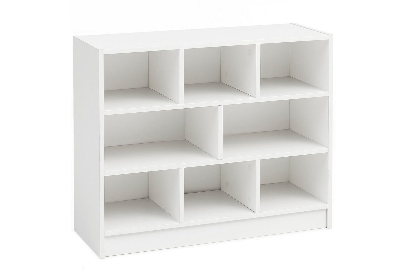 möbelando Bücherregal Bücherregal WL5.819 Weiß 80x68,5x29,5 cm Regal Standregal Modern, 30 x 69 x 80 cm (B/H/L)