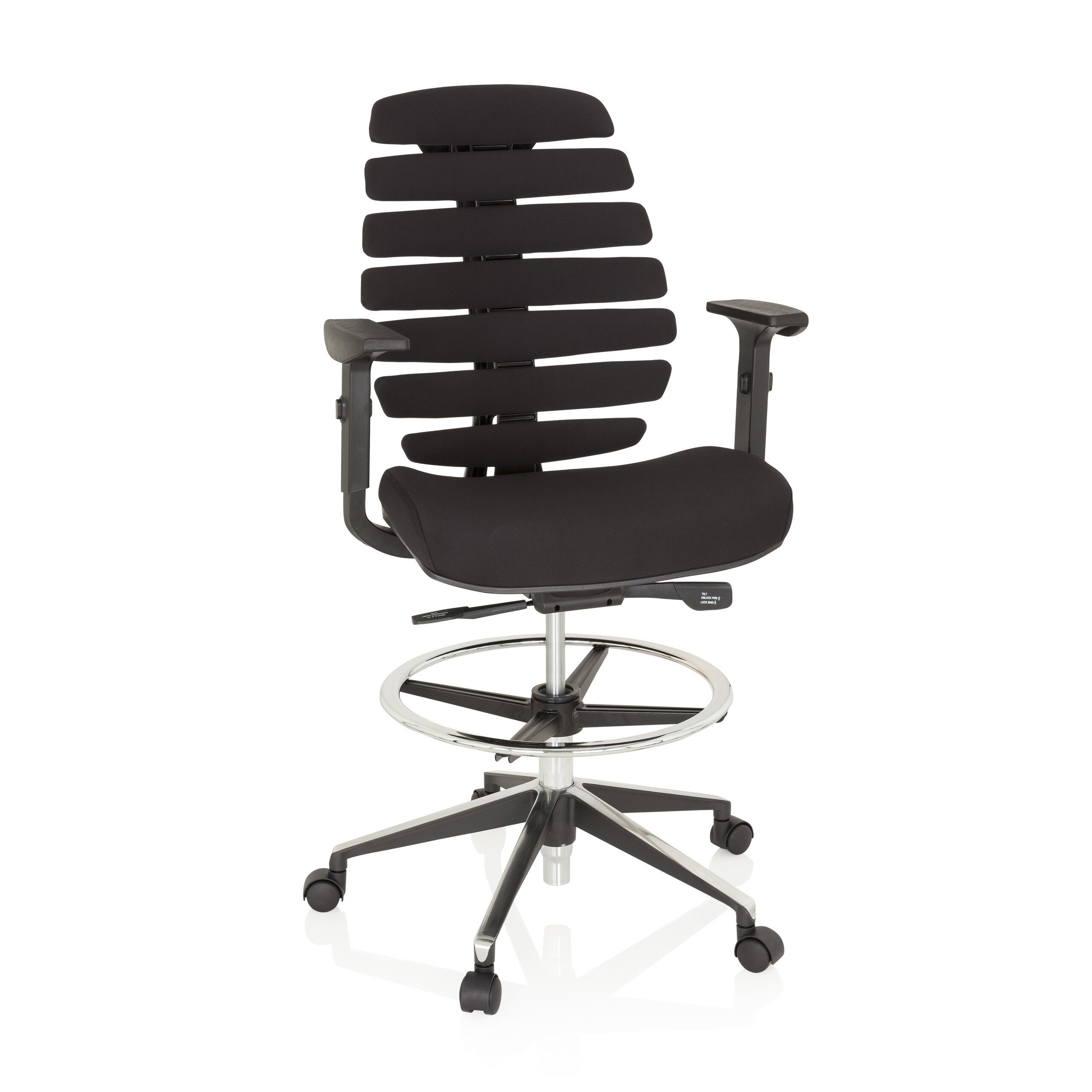 hjh OFFICE Drehstuhl Counterstuhl ERGO LINE II WORK Stoff (1 St), 1