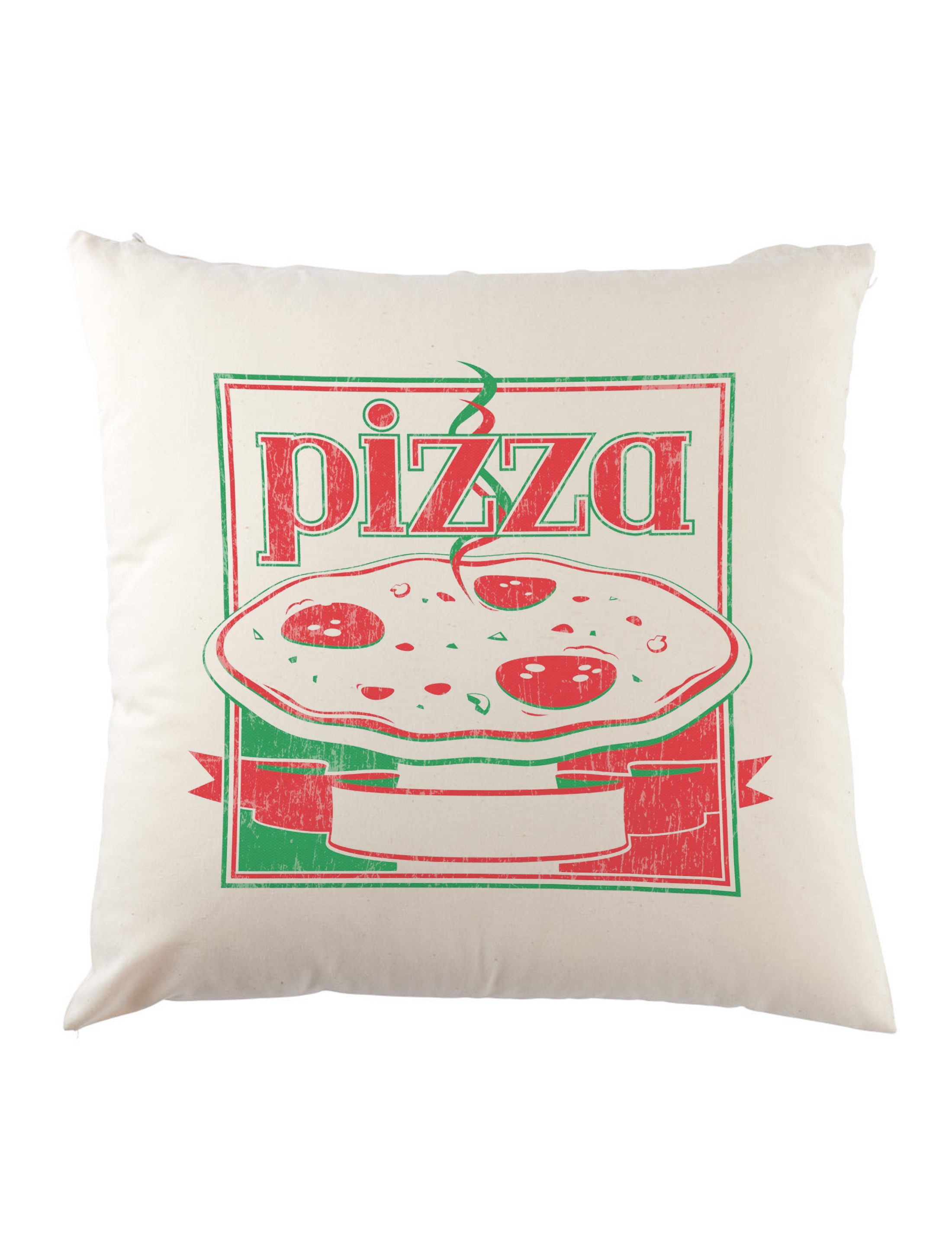 Urban Backwoods Dekokissen Pizza Box III Dekokissen Italia Pizzabäcker Pizzeria Maker Fun Italien, Trattoria Symbol Zeichen Sign