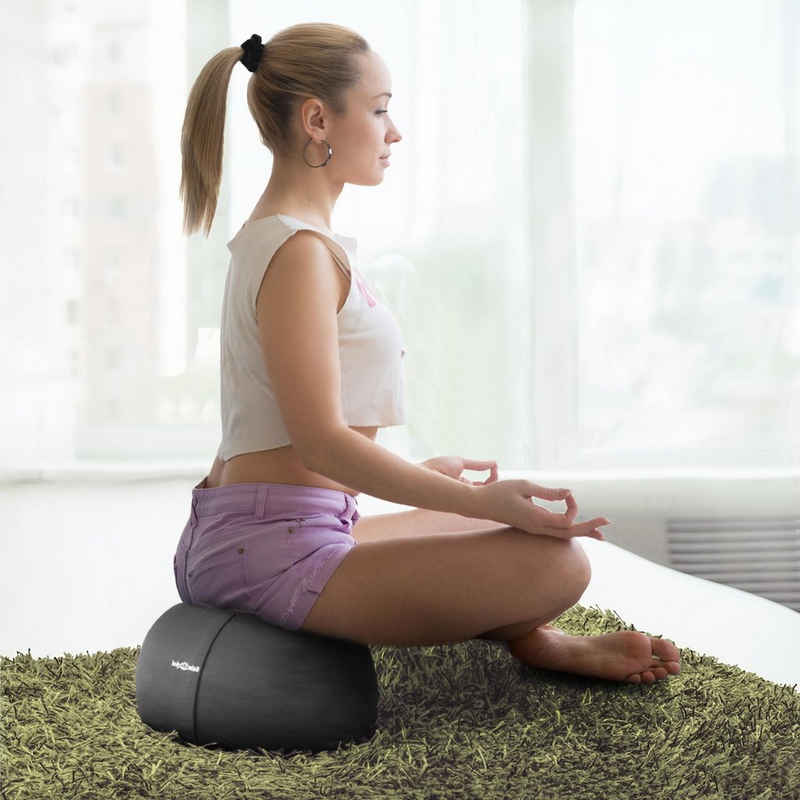 Body & Mind Meditationskissen Fitness Yogakissen, Boden Sitz-Kissen Polster für Meditation & Yoga