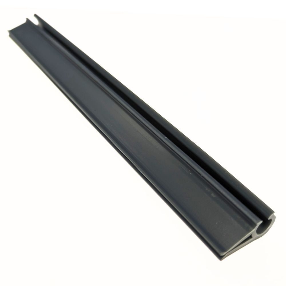 zaunzu Sichtschutzstreifen Klemmschiene PREMIUM-Clip Doppelstabzaun Anthrazit 20er Pack, (1x Set, 20-St., Premim-Clip Sichtschutzstreifen), Der Sichtschutz ist  – Bild 2 von 5