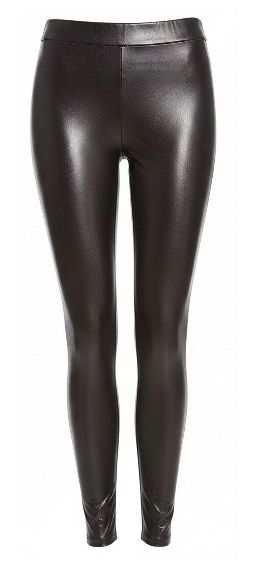 Leggings in Wetlook-Optik